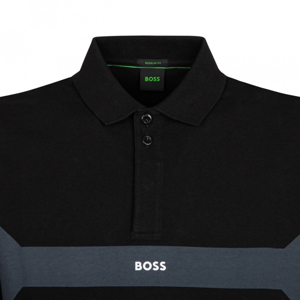 Hugo Boss Black Logo Print Polo Shirt