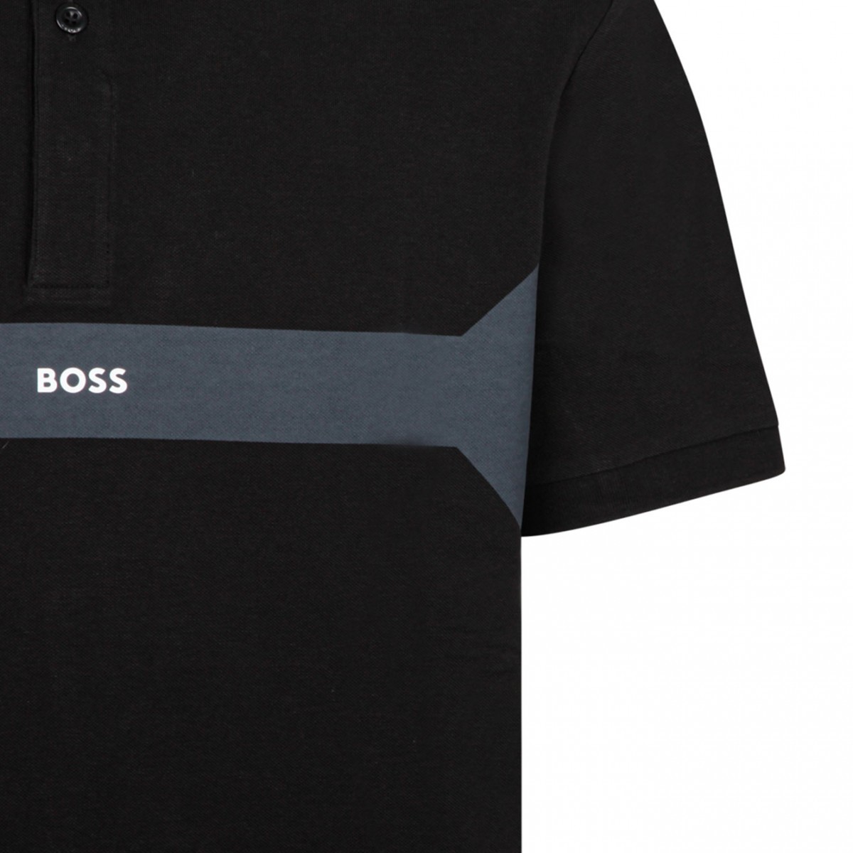 Hugo Boss Black Logo Print Polo Shirt