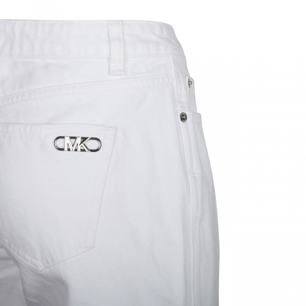 Michael Kors White Low Rise Jeans