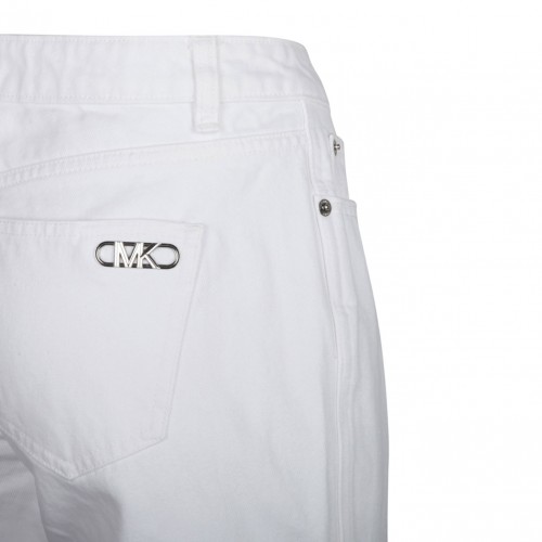 Michael Kors White Low Rise Jeans