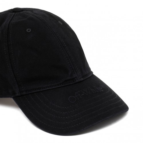 Black Denim Baseball Cap 2