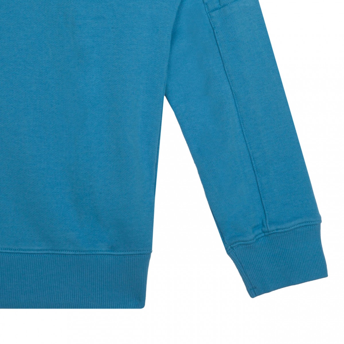 Blue Logo Print Sweatshirt