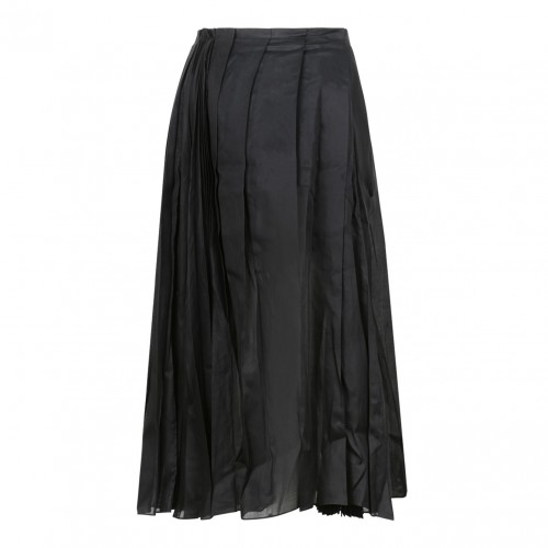 Black Pleated Skirt