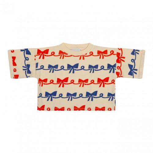 Multicolour Ribbon Bow Sweatshirt