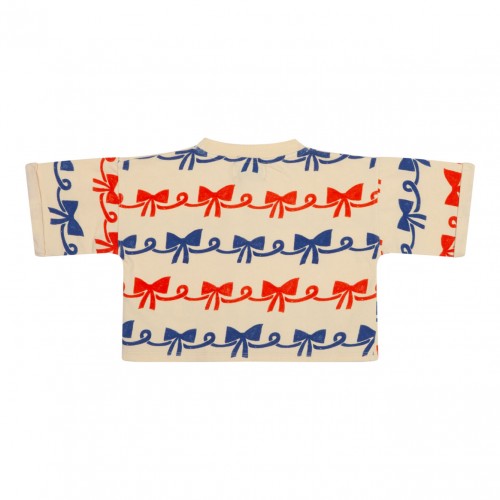 Multicolour Ribbon Bow Sweatshirt