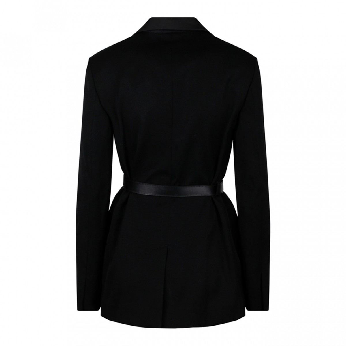 Black Belted Tailored Jacket