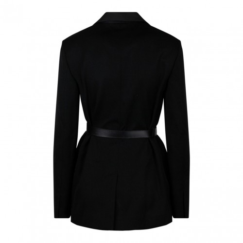 Black Belted Tailored Jacket