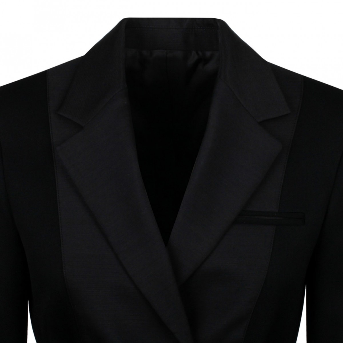 Black Belted Tailored Jacket
