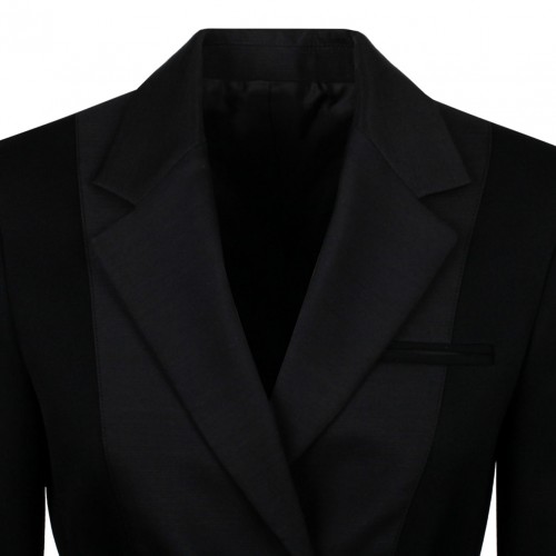 Black Belted Tailored Jacket