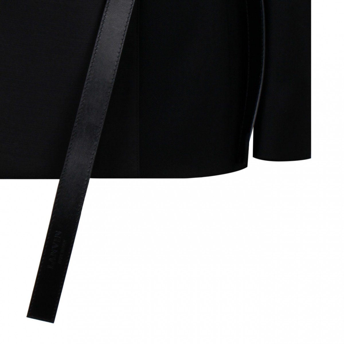 Black Belted Tailored Jacket