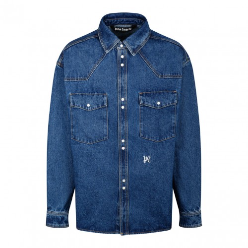 Palm Angels Cotton Denim Jacket