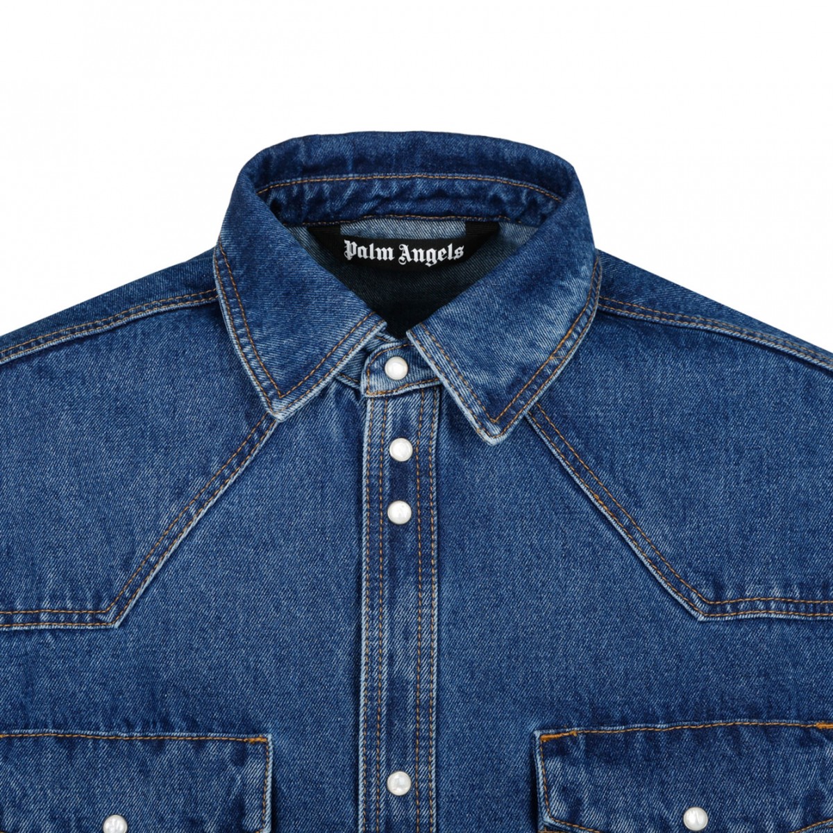 Palm Angels Cotton Denim Jacket