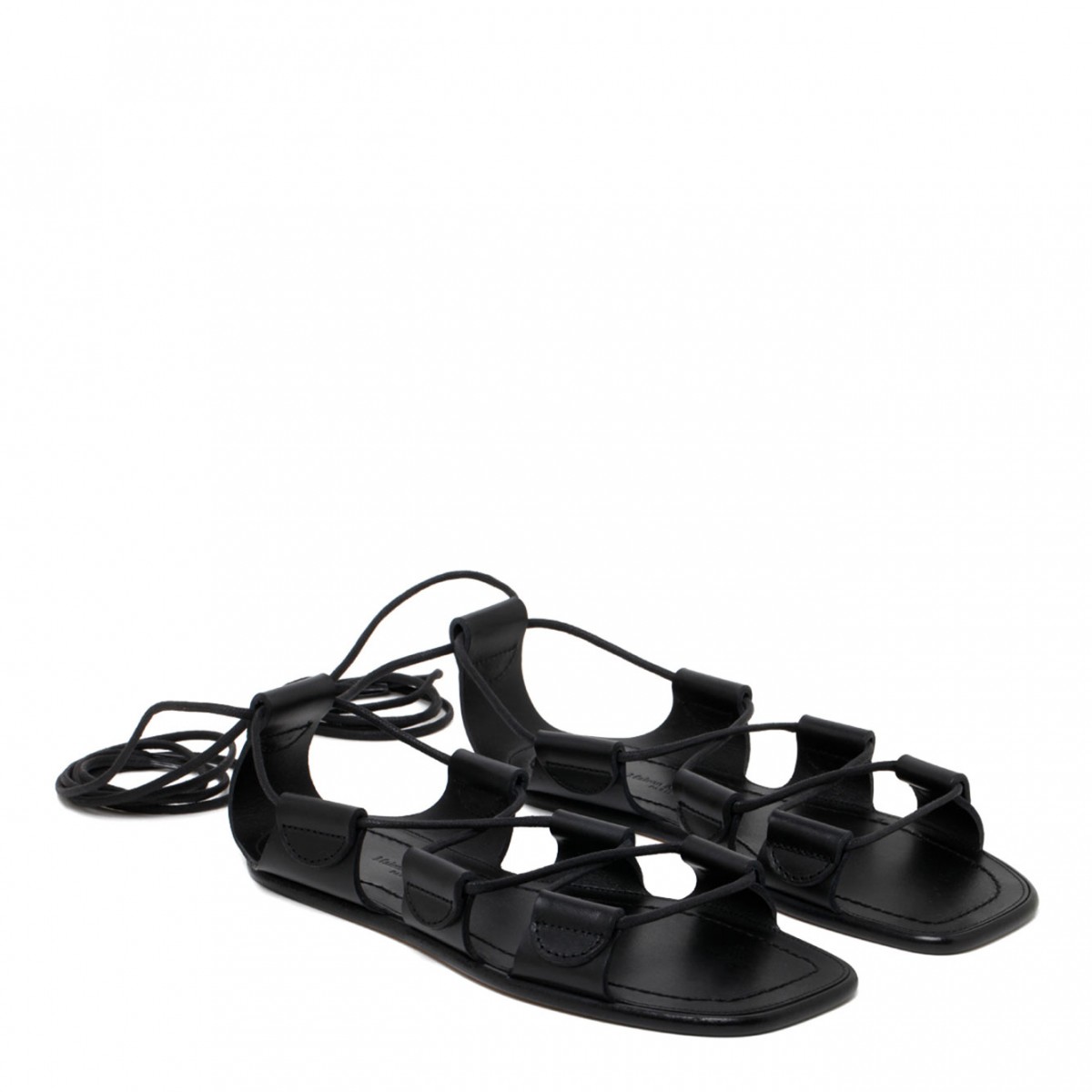 Black Laced  Sandal