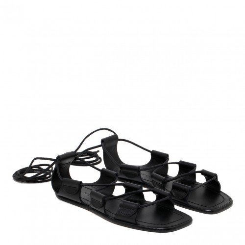 Black Laced  Sandal