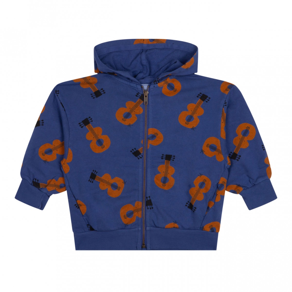 Play The Guitar Zipped Hoodie