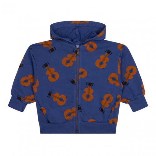 Play The Guitar Zipped Hoodie