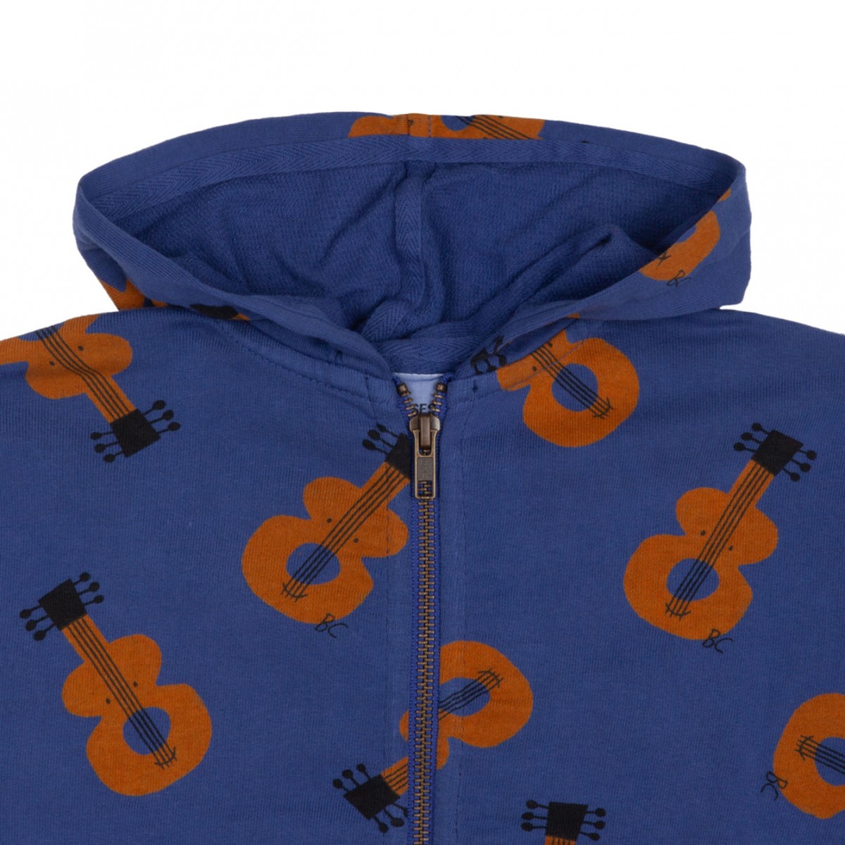 Play The Guitar Zipped Hoodie