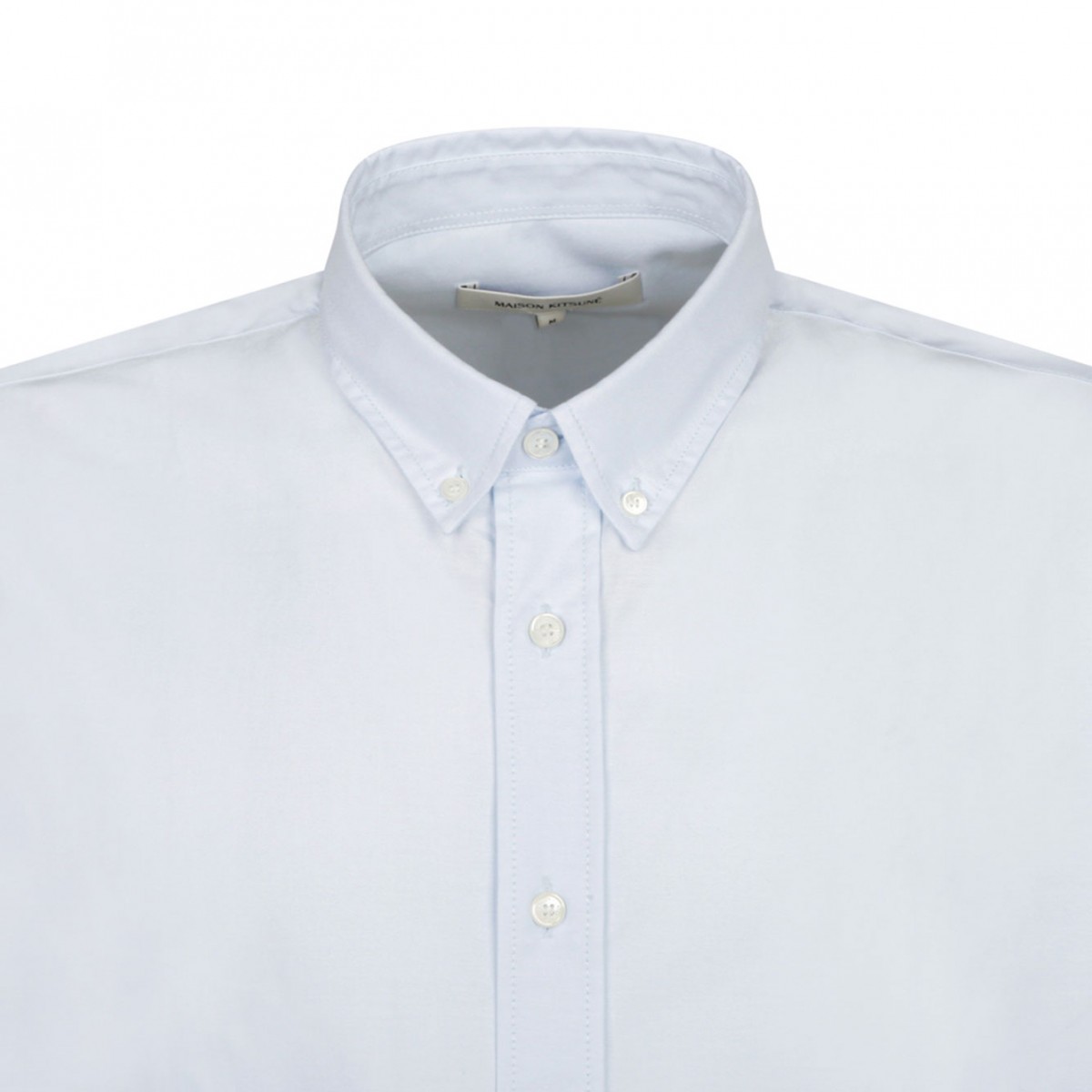 Maison Kitsun Light Blue Shirt