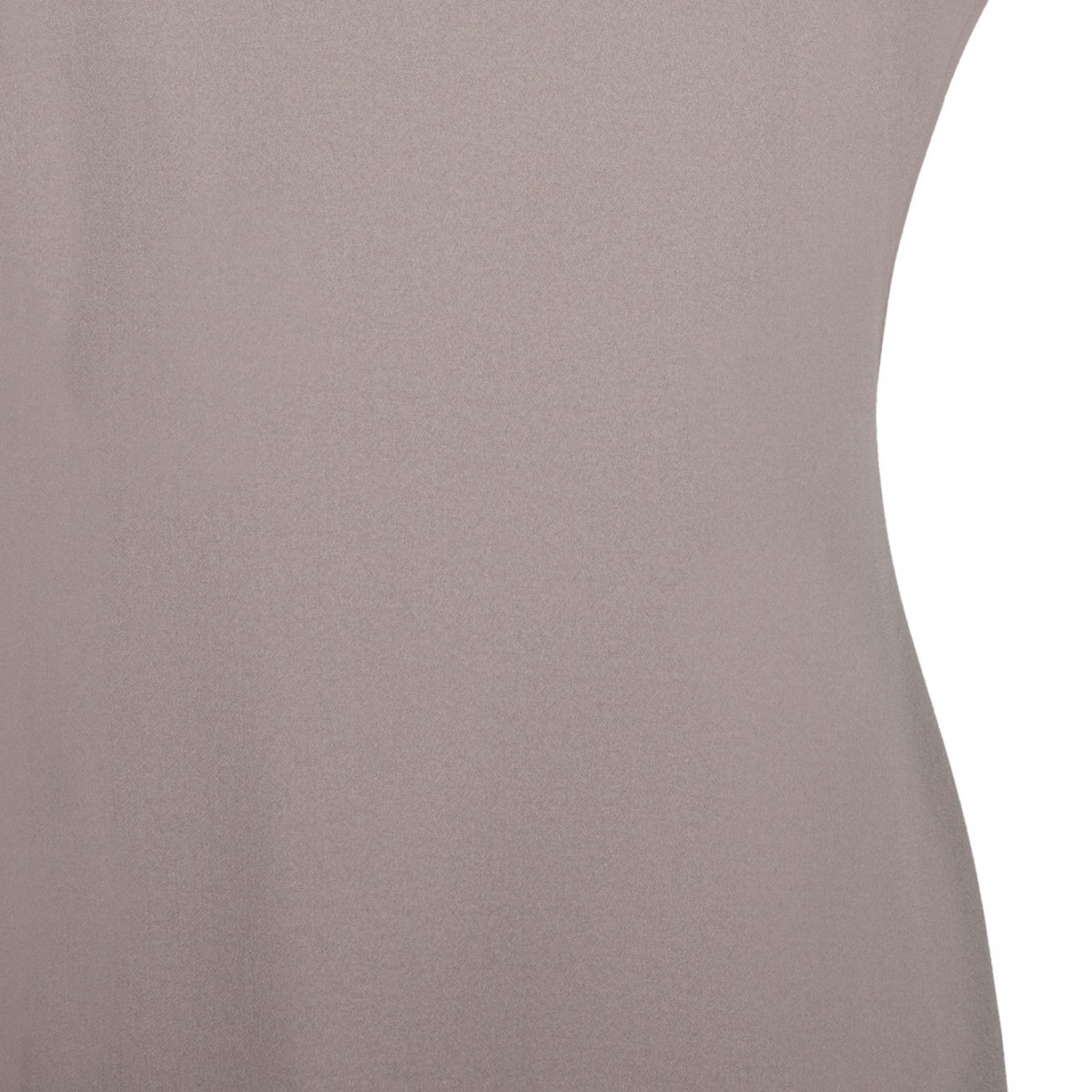 Beige Fitted Slit Dress