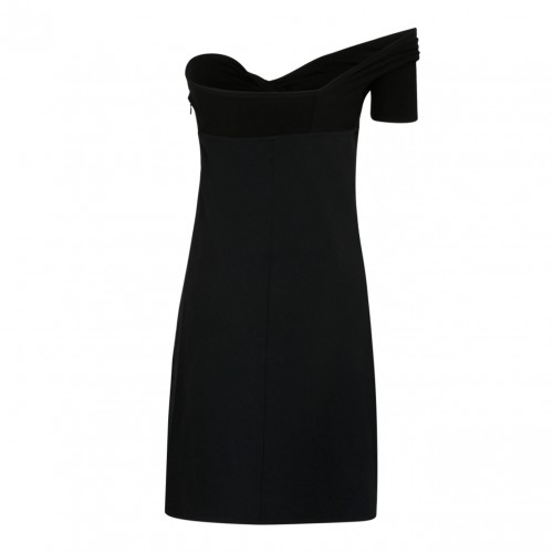 Courreges Black Twist Heritage Crepe Dress 2