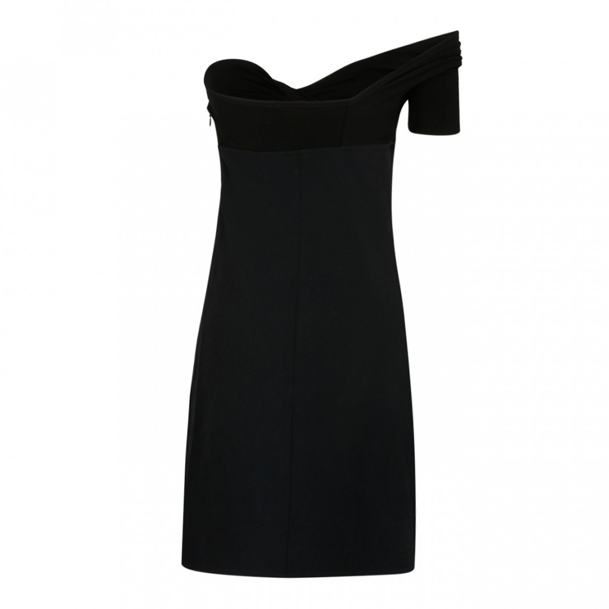 Courreges Black Twist Heritage Crepe Dress