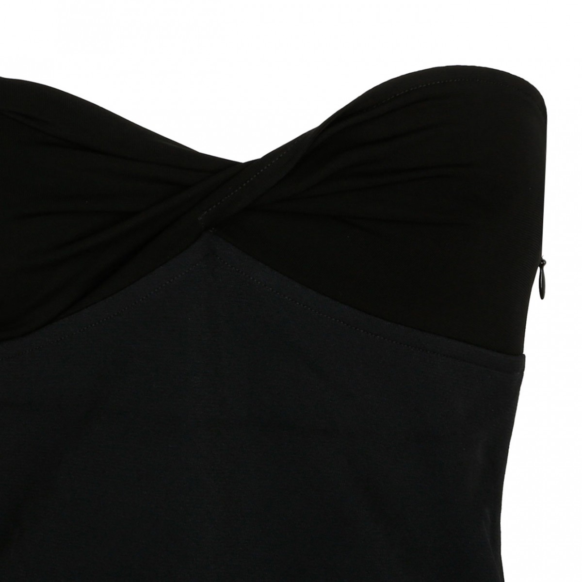 Courreges Black Twist Heritage Crepe Dress