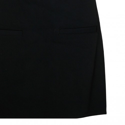 Courreges Black Twist Heritage Crepe Dress