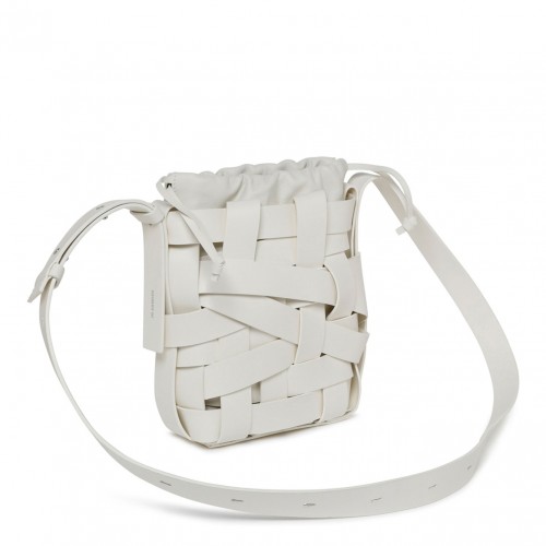 Small Ivory White Bucket Bag