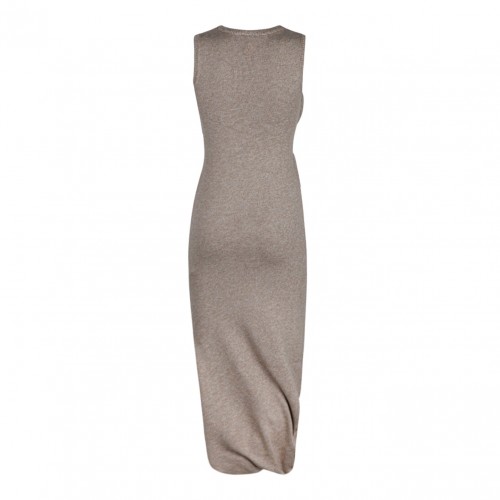 JW Anderson Beige Padded Twisted Tank Dress