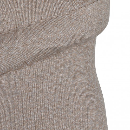 JW Anderson Beige Padded Twisted Tank Dress