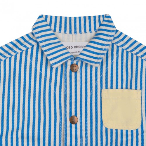 Striped Denim Jacket