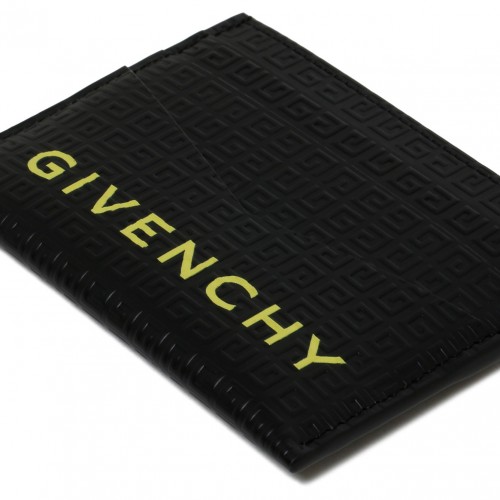 Givenchy Black and Yellow 4G Card Holder