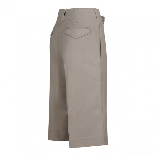 Light Taupe Tailored Knee Shorts