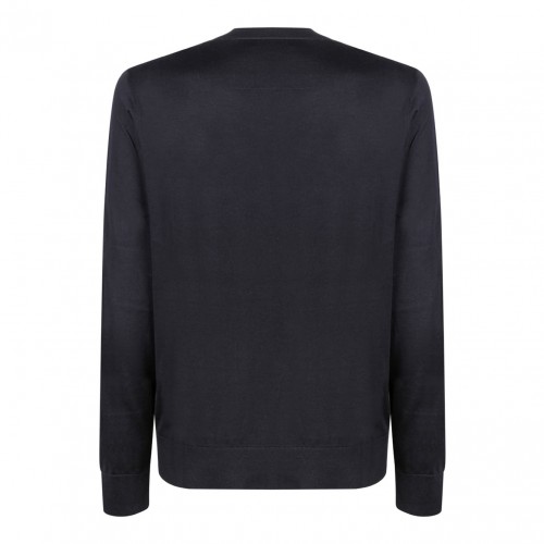 Midnight Blue Fine Knit Jumper 2