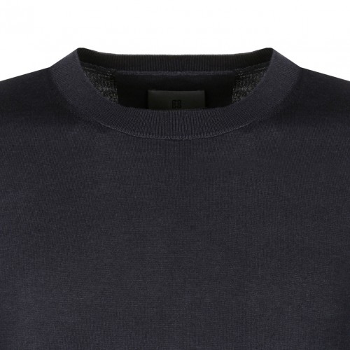 Midnight Blue Fine Knit Jumper