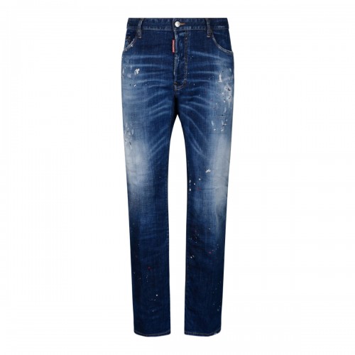 Dsquared2 Navy Blue Denim Jeans