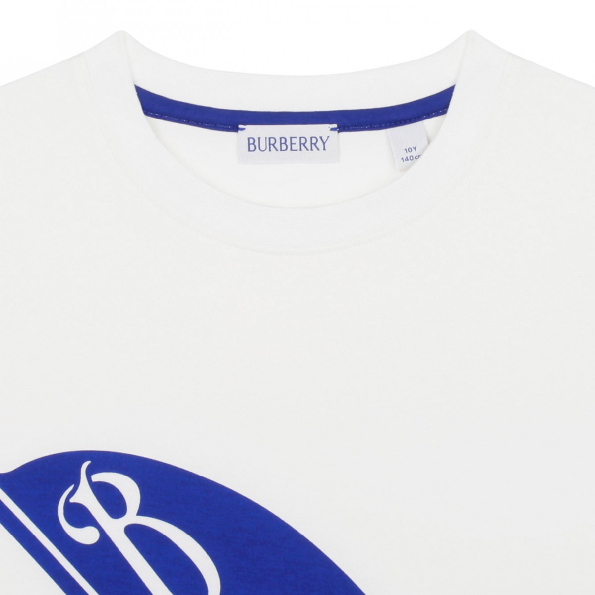 White Logo Print T-Shirt