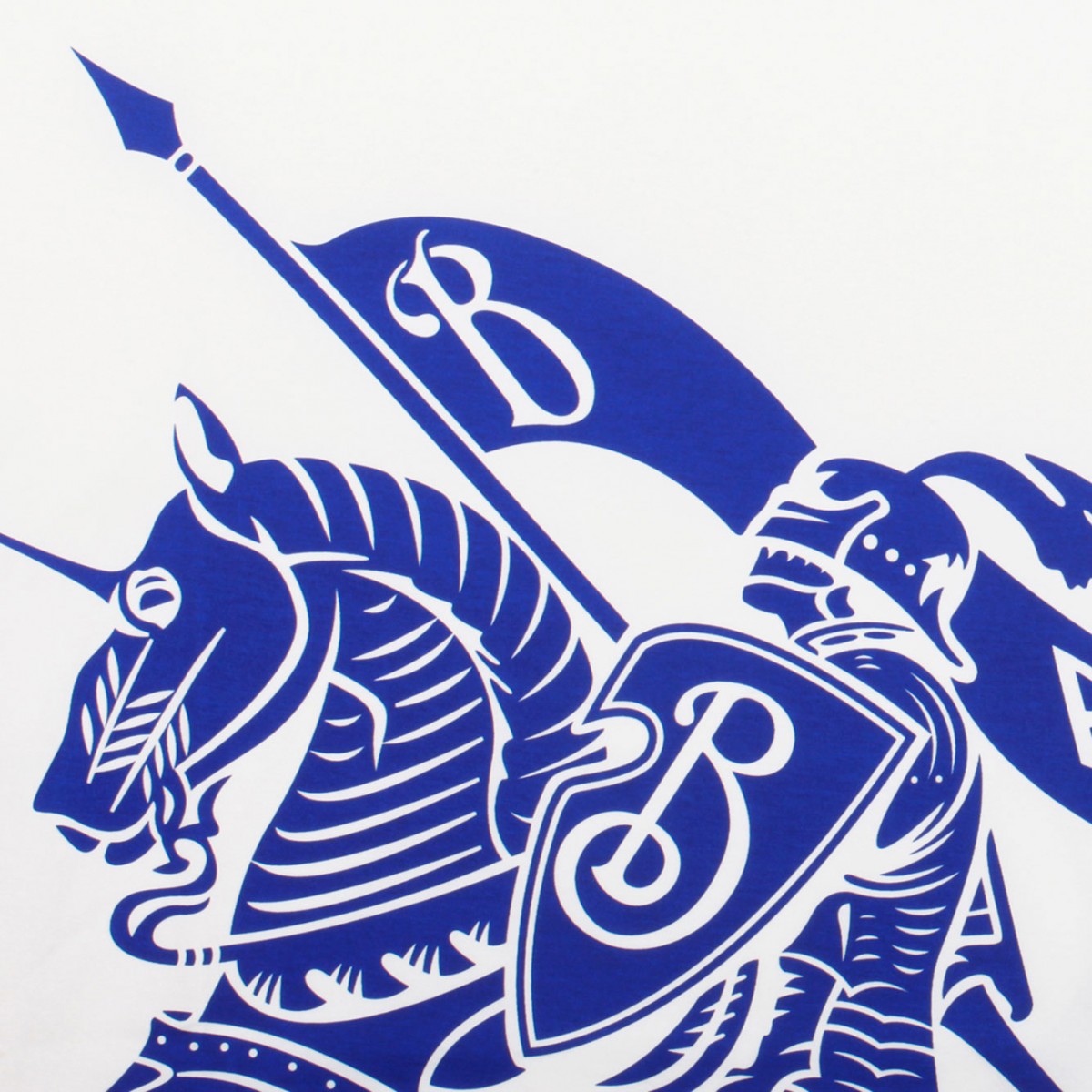 White Logo Print T-Shirt