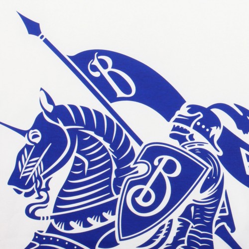 White Logo Print T-Shirt