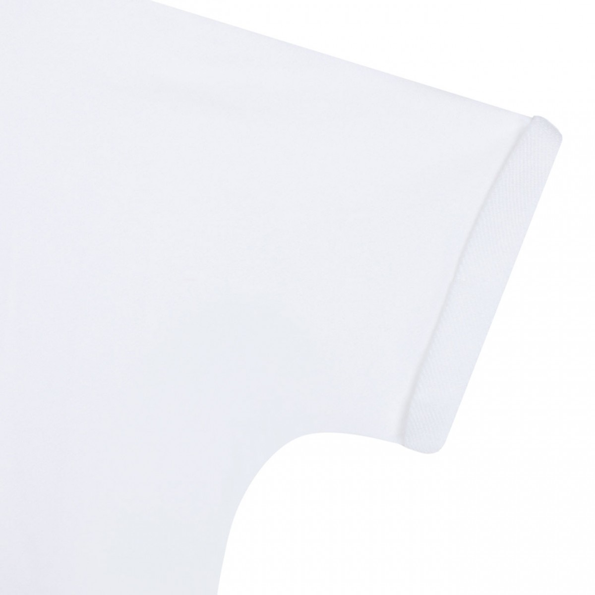 White Logo Embroidered T-Shirt