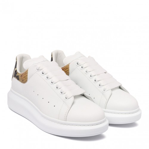 White and Multicolour Oversized Sneakers 2