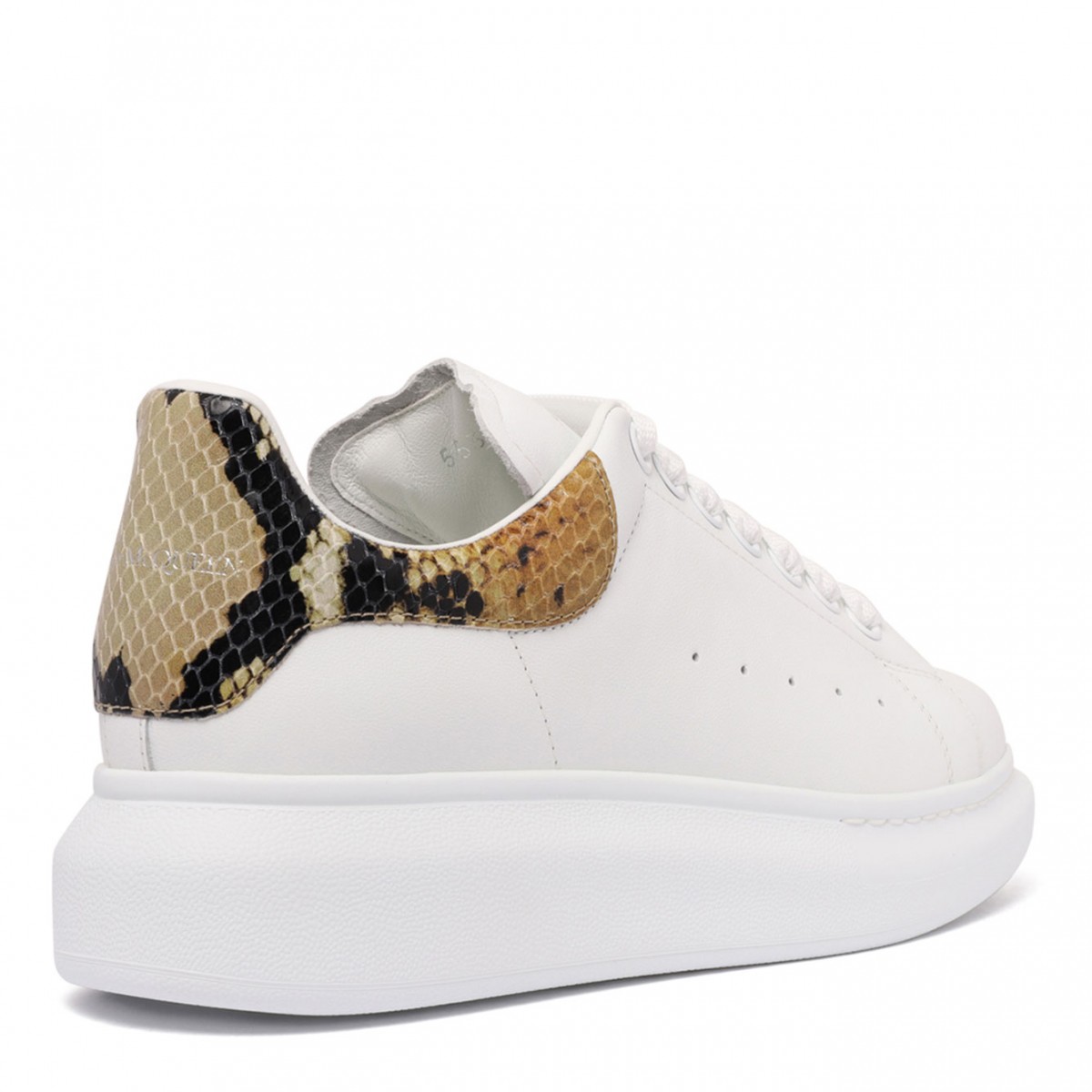 White and Multicolour Oversized Sneakers
