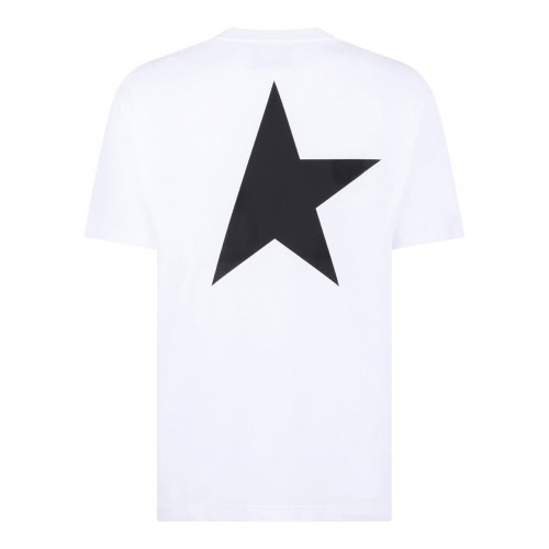 White Logo Print T-Shirt 2