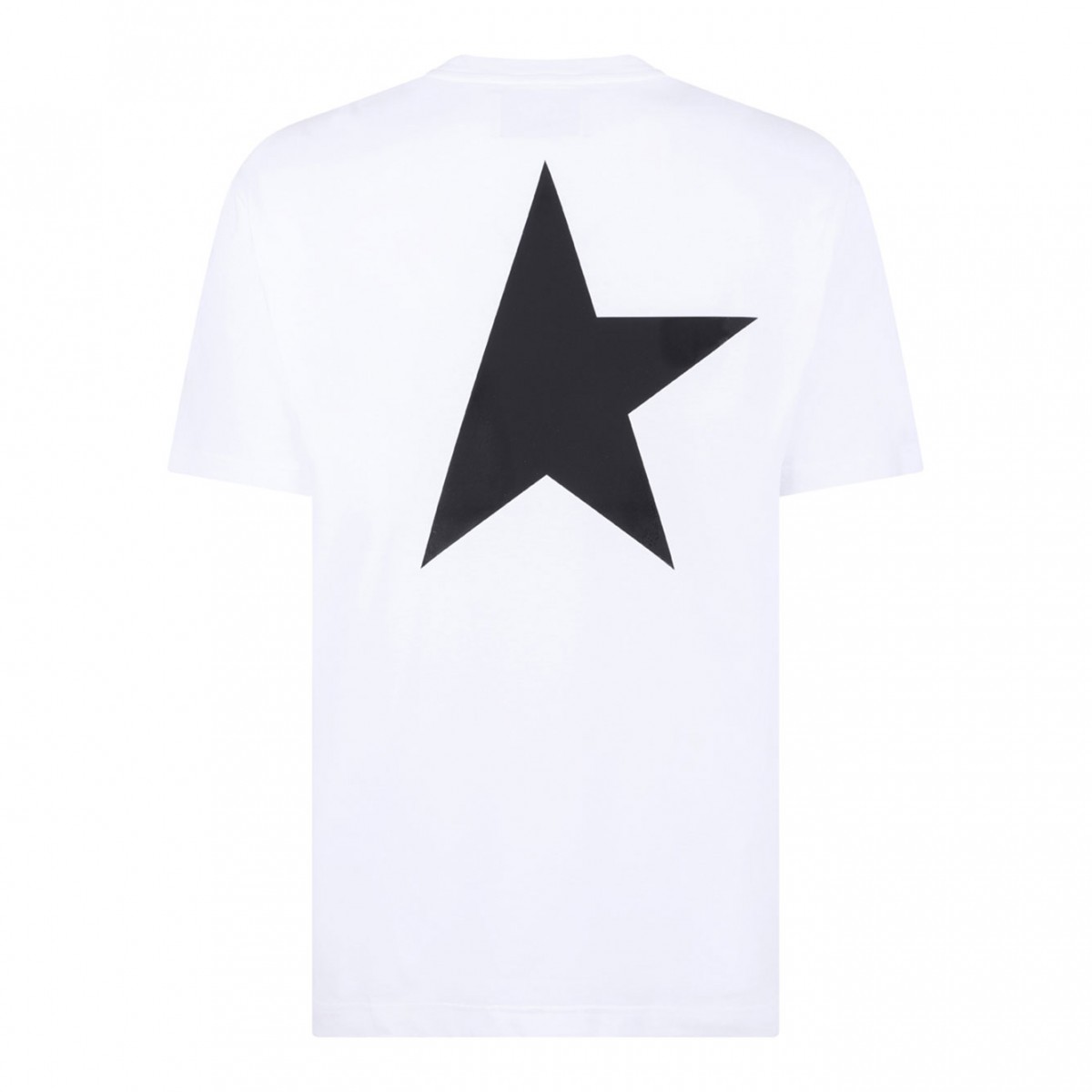 White Logo Print T-Shirt