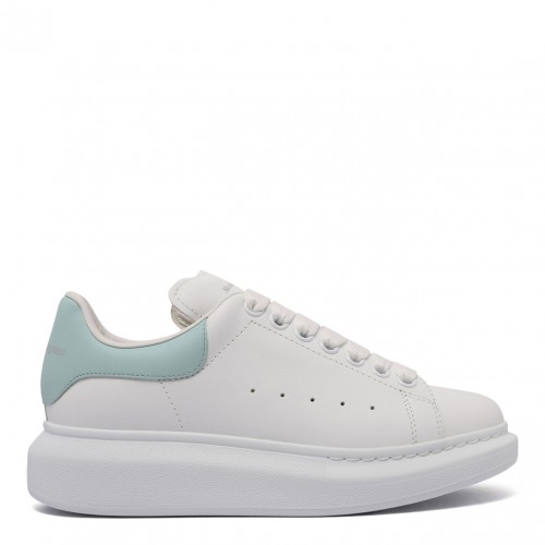 White and Mint Oversized Sneaker