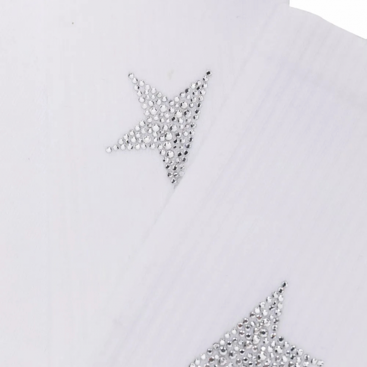 White Embellished-Star Socks