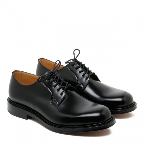 Black Shannon Derby Shoes 2
