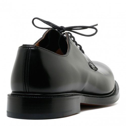 Black Shannon Derby Shoes