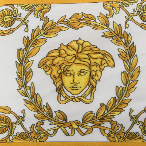 White I Love Baroque Face Towel