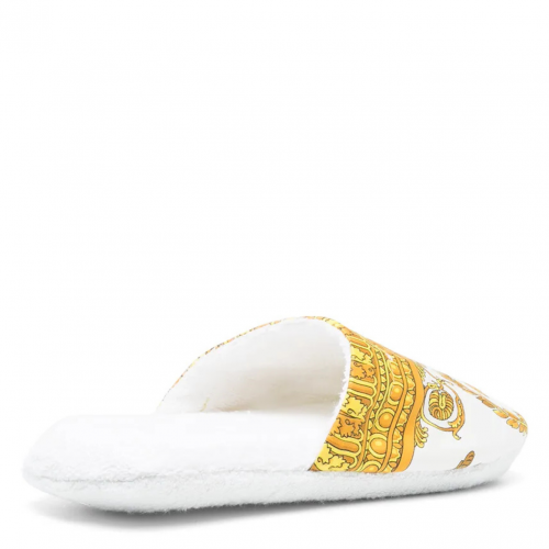 White I Love Baroque Slippers